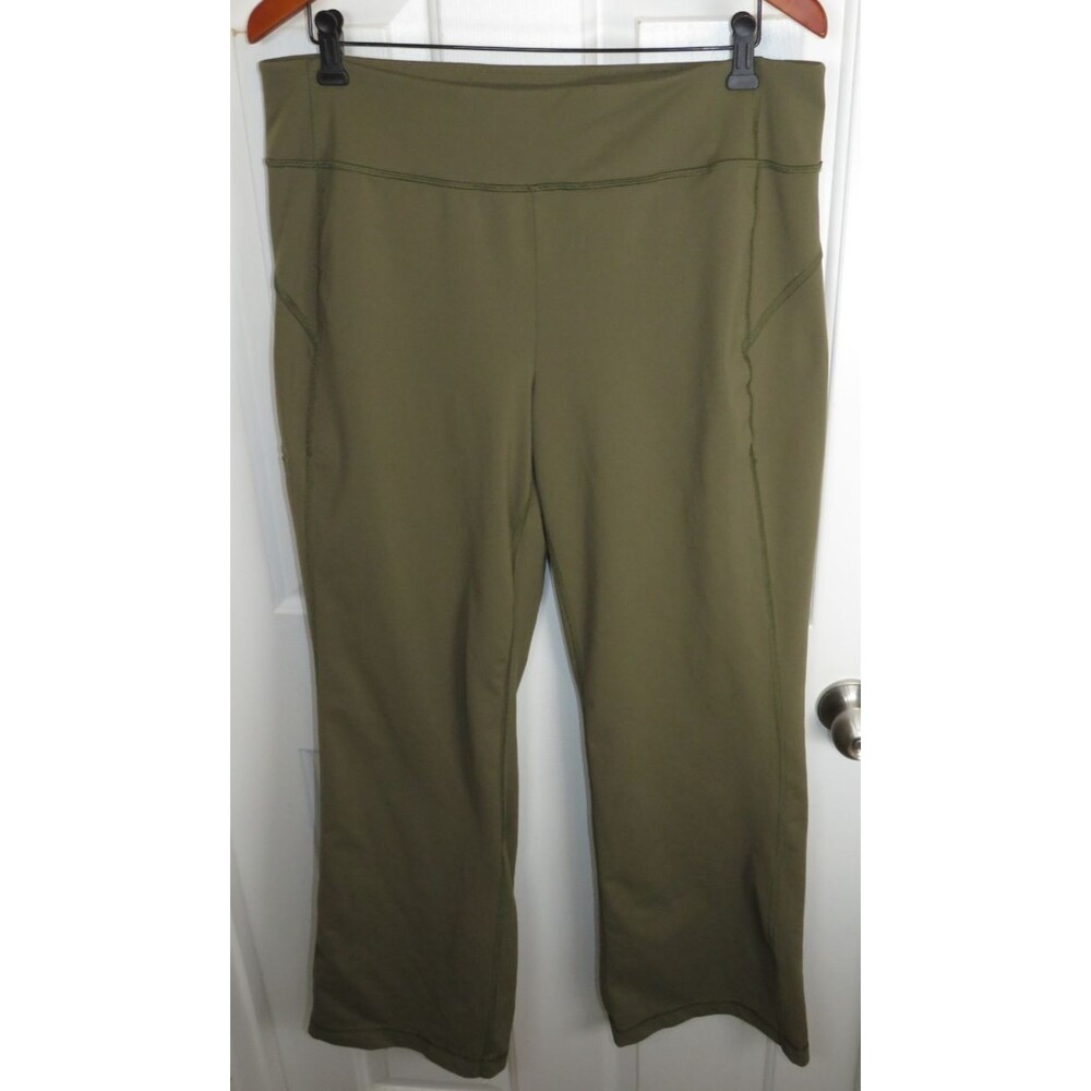 Duluth Trading Co NoGA Classic Bootcut Pants Size LGx31" Stretch High Rise